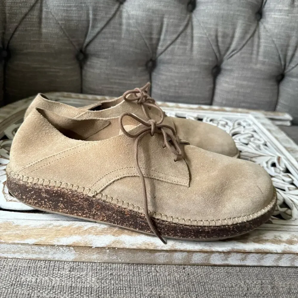 Birkenstock Suede Leather Oxford Shoes Men’s 12